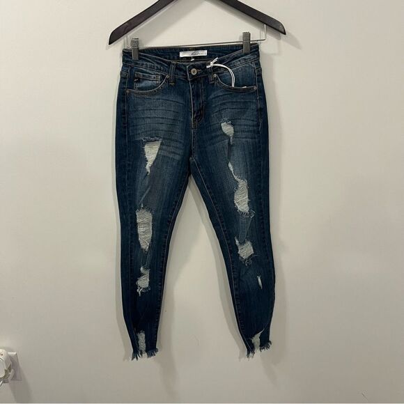 KanCan Mid-Rise Ankle Skinny Stretch Jean NEW with tags 27/7 - Picture 4 of 13